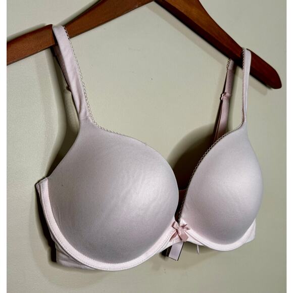 Victoria's Secret Push-Up Bra Size 32DDD Pink Padded Multi-Way Straps - Picture 3 of 10